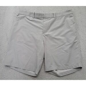 Nike Golf Dri Fit Men's 42 (41) Shorts Gray Chinos Swoosh Stretch Pockets